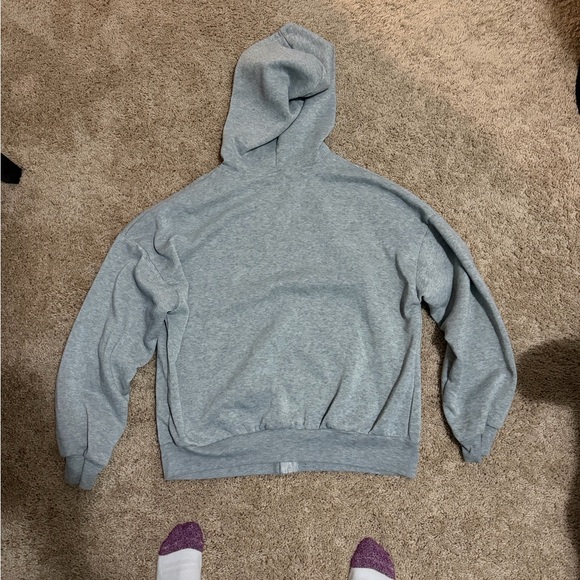 ROMWE Men's Gray Zip-Up Sweater - Picture 2 of 2